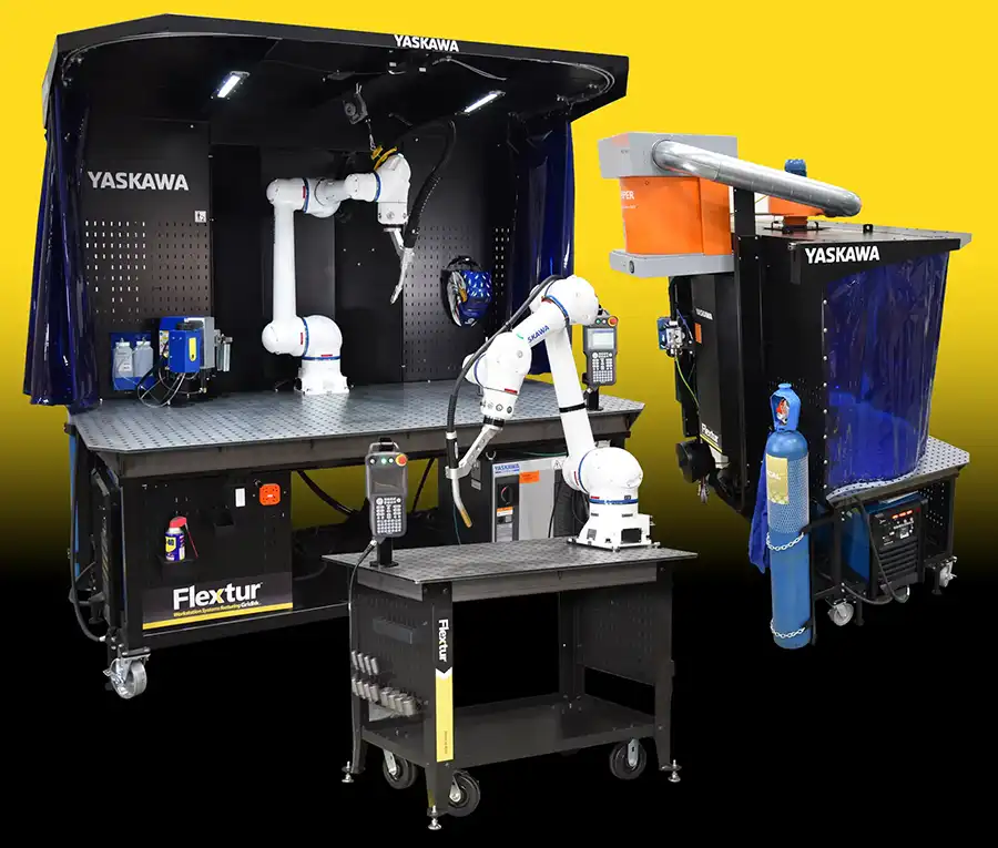Mobile Welding Table Cart for Robots & Cobots