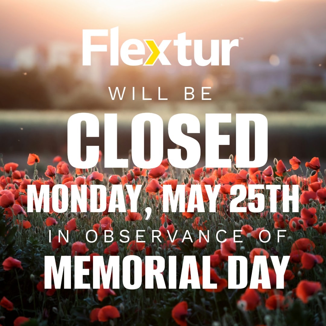 Closed for Memorial Day