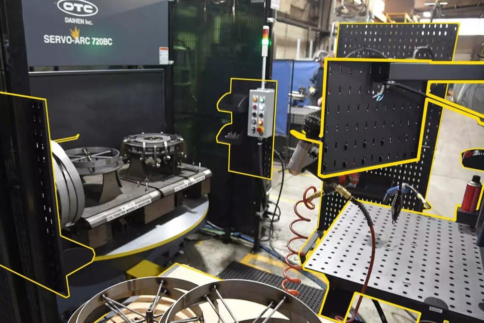 Optimized Robotic Welding Cell Layout